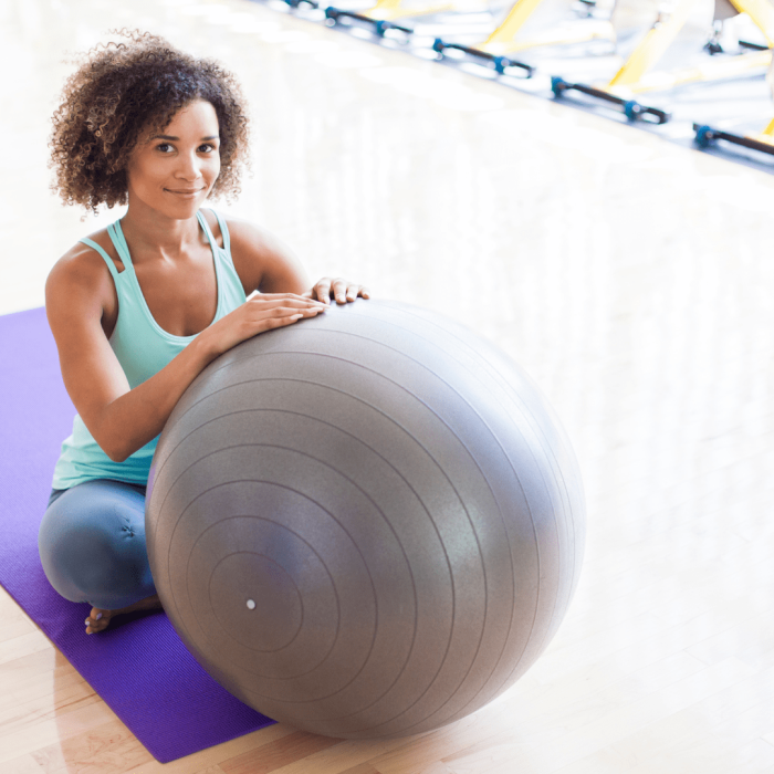 Pelota De Pilates 95cm Aerobics Fitness Embarazo - Imagen 7