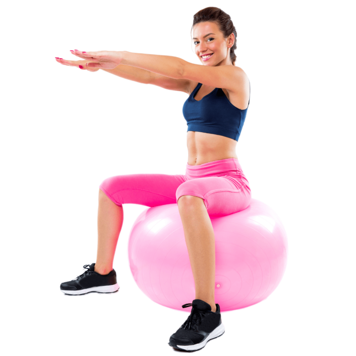 Pelota De Pilates 95cm Aerobics Fitness Embarazo - Imagen 4