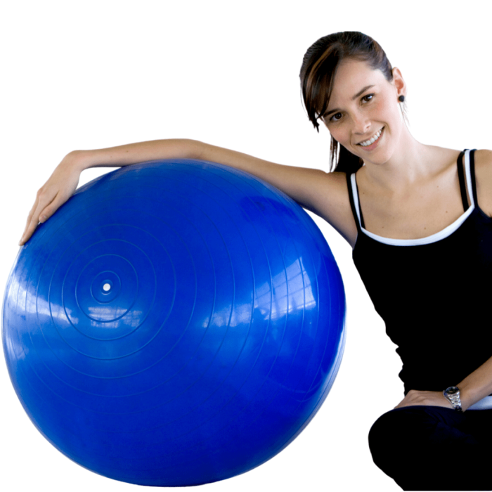 "pelota pilates 95 azul crazy"