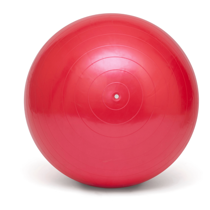 "pelota pilates 95 roja crazy"