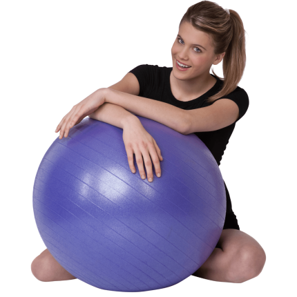 "pelota pilates 95 violetacrazy"