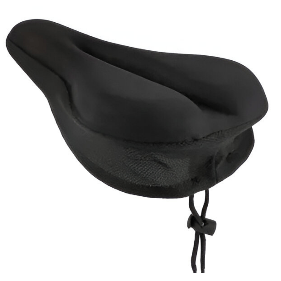 Funda Cubre Asiento Bicicleta Gel Negro
