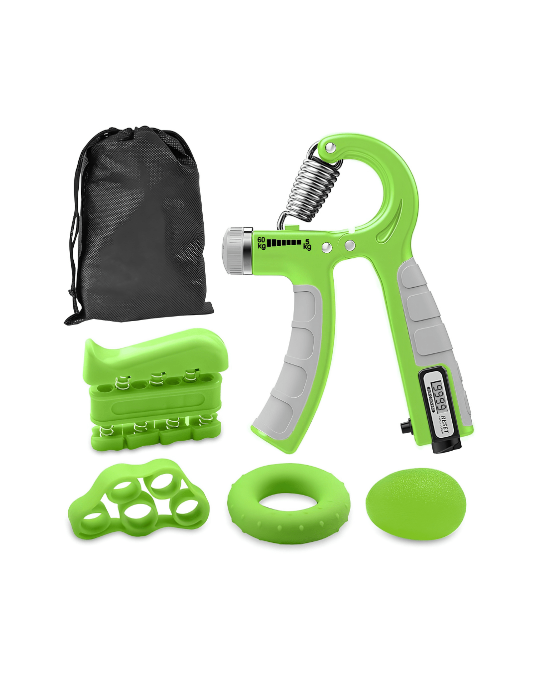 Kit De Fortalecimiento Fuerza  Y Agarre 5Pzs