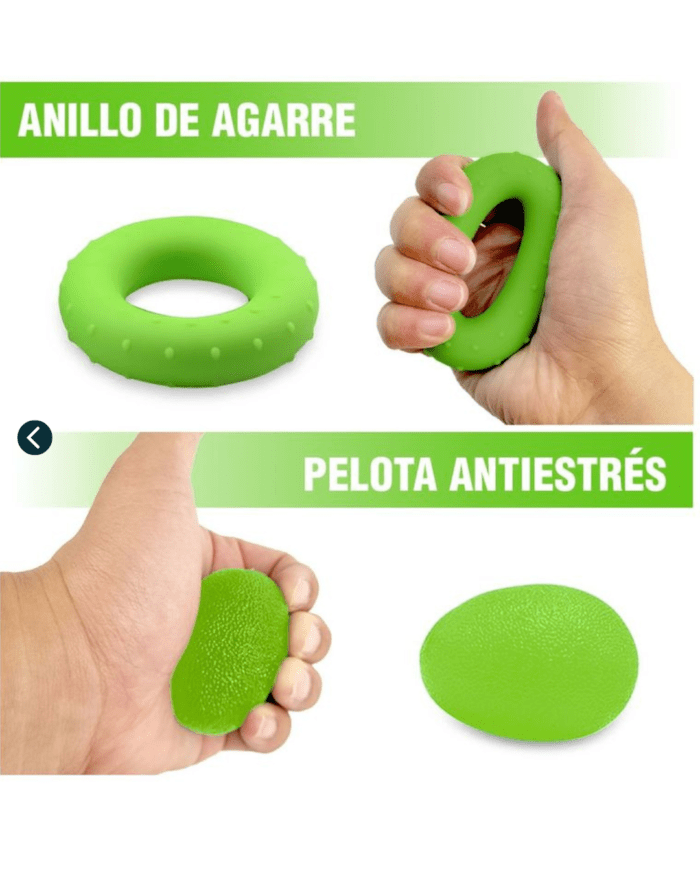Kit De Fortalecimiento Fuerza  Y Agarre 5Pzs - Imagen 4