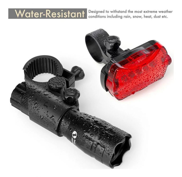 Luz Led Para Bicicleta Foco Cree 300 LM Kit - Imagen 2