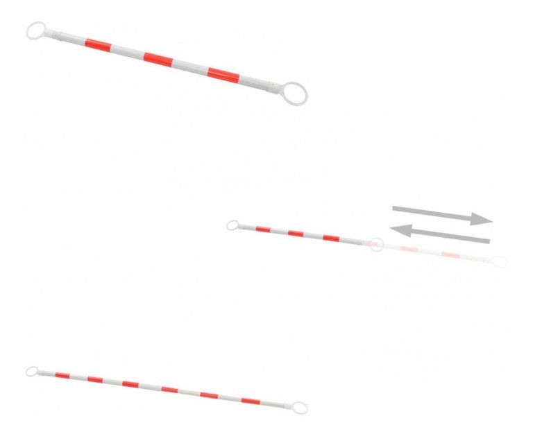 Barra Señalización Reflectante Extensible P/ Conos Vial Depo - Imagen 4
