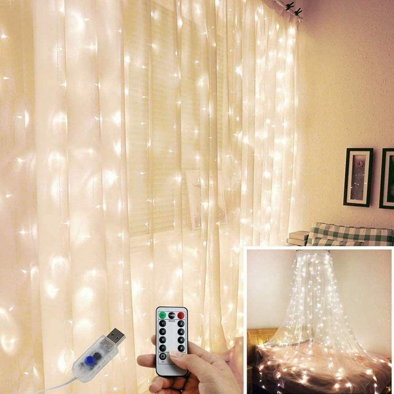 Cortina Led 3x3mts 300 Leds En Alambre De Cobre - Imagen 2