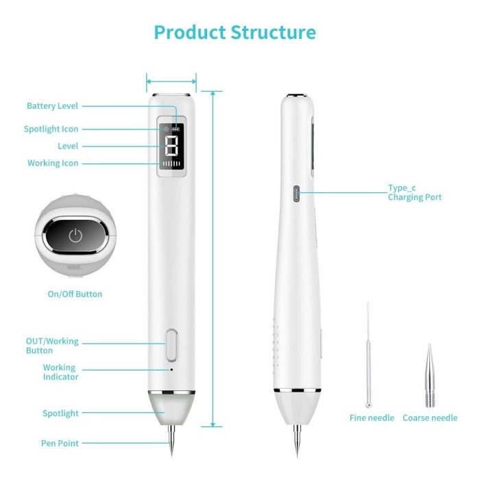 Plasma Pen Dermaplast Lápiz Cauterizante X-Preen - Imagen 3
