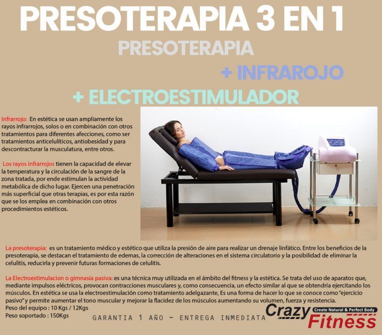 Presoterapia Infrarrojo Y Electroestimulador Kit - Imagen 2