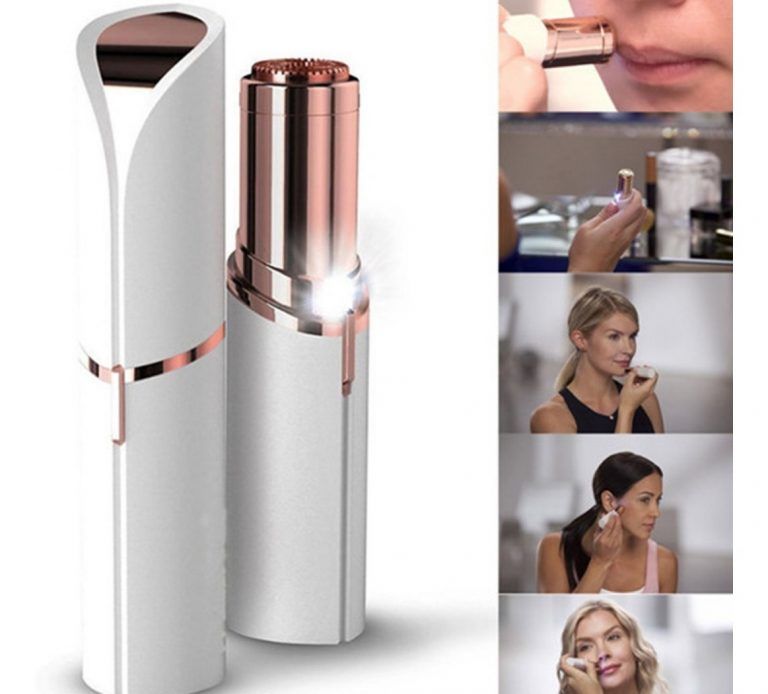 Depilador Vello Facial Portátil Tipo Labial A Pilas - Imagen 4