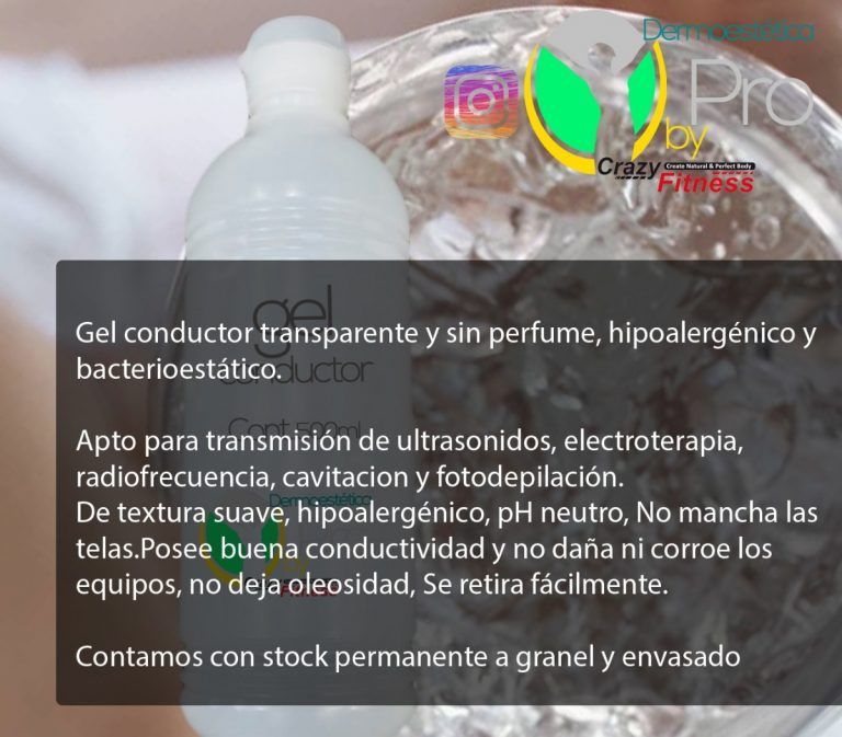 Gel Neutro 1000 Electro Estimulador Equipos Estetica Crazy F - Imagen 2