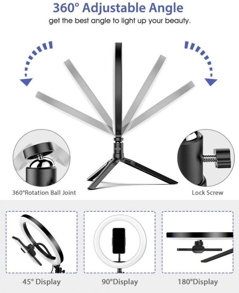 Aro De Luz Led Grande 31cms Maquillaje & Vivos - Imagen 4