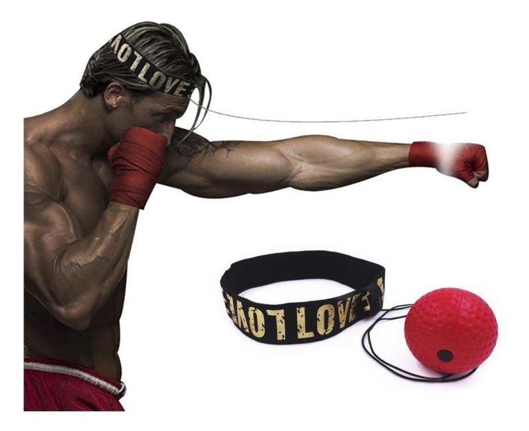 Entrenador De Boxeo Pelota Rapida + Vincha Reflejos Reaccion - Imagen 3
