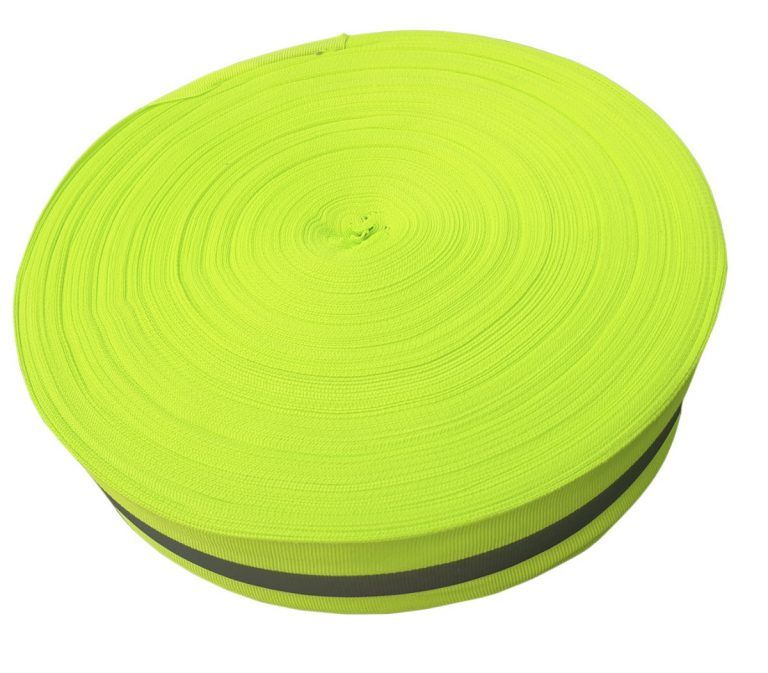 Cinta Reflectiva Textil Fluo Para Costura 5 Cm 10 mts - Imagen 2