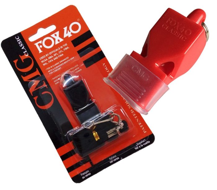 "Silbato Fox rojo en crazy Shop"
