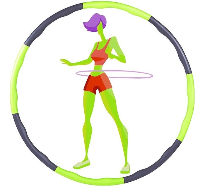 Aro Hula Hoop Desmontable 70cms Para Adultos - Imagen 4