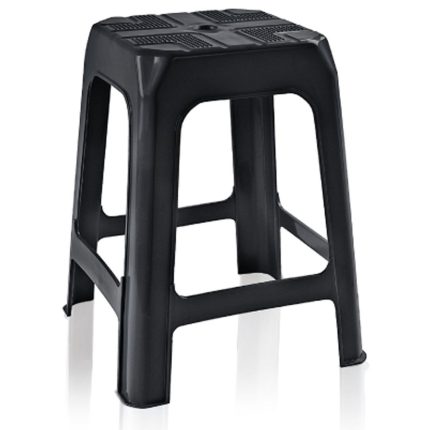"banqueta pvc negra para multiples usos"