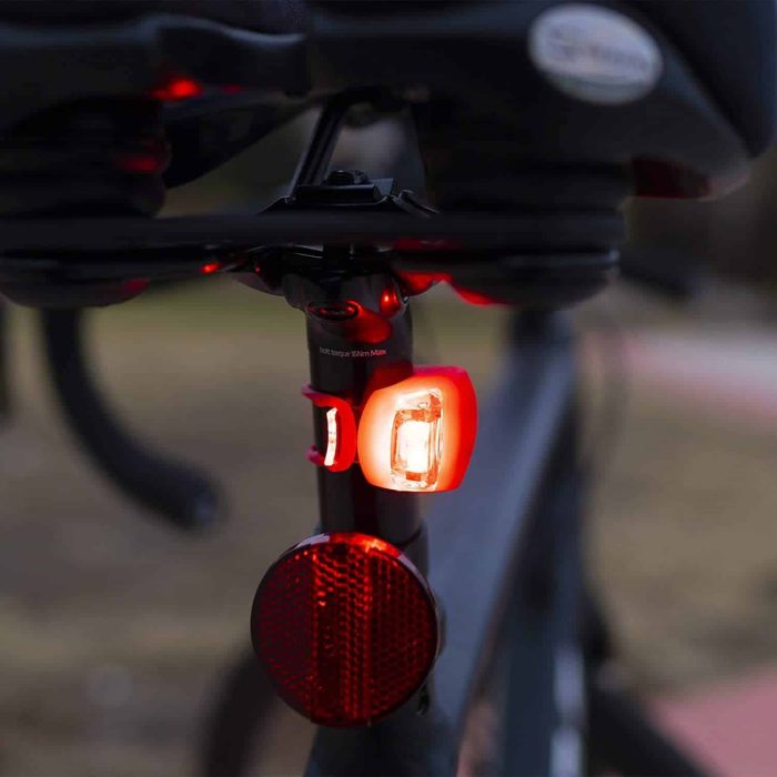 Luz Led Para Bicicleta En Silicona Dobles Par - Imagen 2