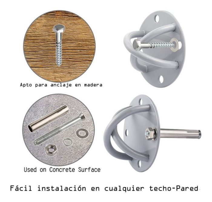 Soporte Anclaje Para Suspensión Hasta 300 Kg - Imagen 4