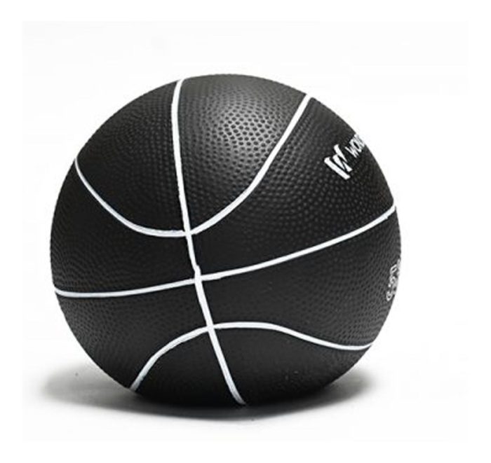 Pelota Con Peso 05kgs Sin Pique Goma Negra - Imagen 2
