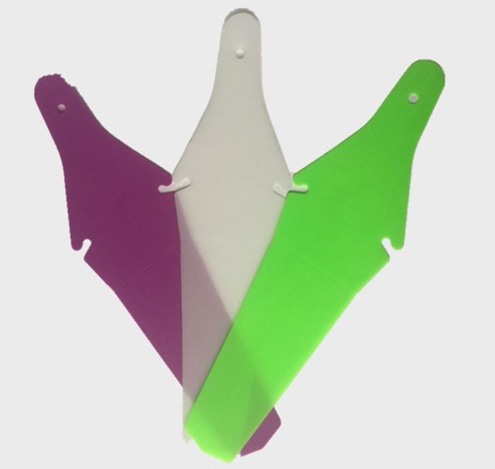 Guardabarros De Plástico Para Bicicleta Colores - Imagen 2
