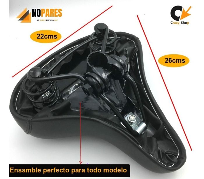 Asiento Completo De Bicicleta Spinning O Mountain - Imagen 3