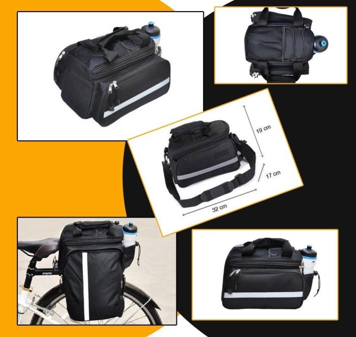 Bolso Alforja Para Bicicleta O Mano Impermeable - Imagen 2
