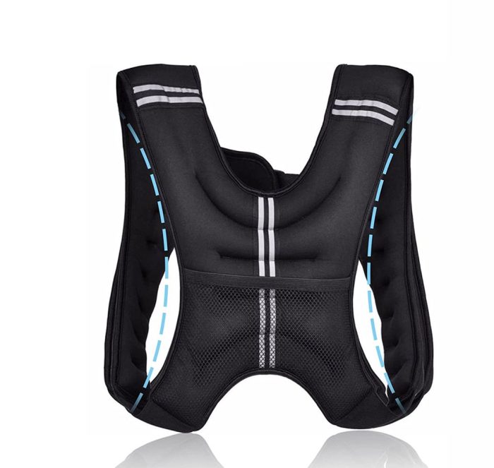 Chaleco Con Peso 5kgs Regulable Para Fitness - Imagen 5