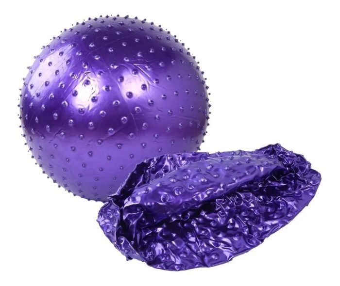 Pelota Pilates 22cms Pinchos Brillo Anti Explosión - Imagen 7