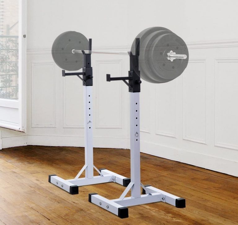 Soporte Regulable Para Barras Pesas Sentadillas - Imagen 2