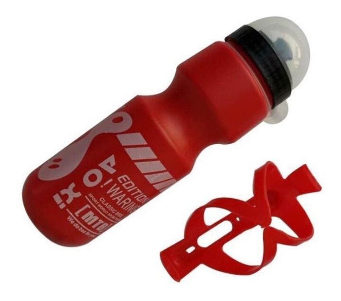 Botella Ciclismo 750Ml Con Soporte Para Cuadro - Imagen 2