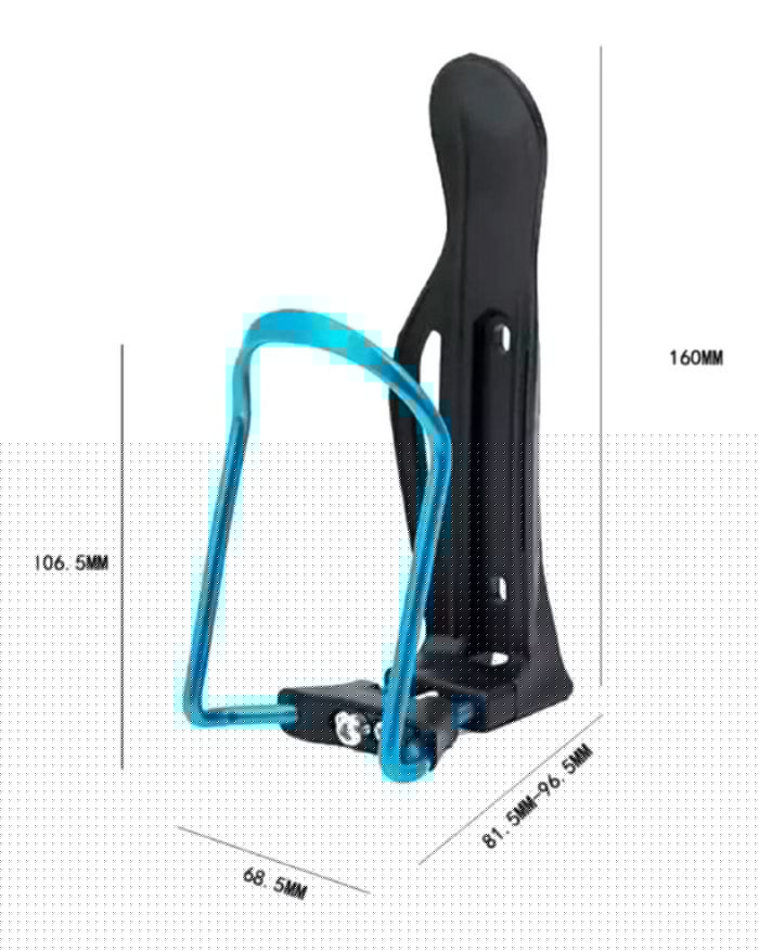 Porta Caramañola Bicicleta Ajustable Aluminio Pro - Imagen 7