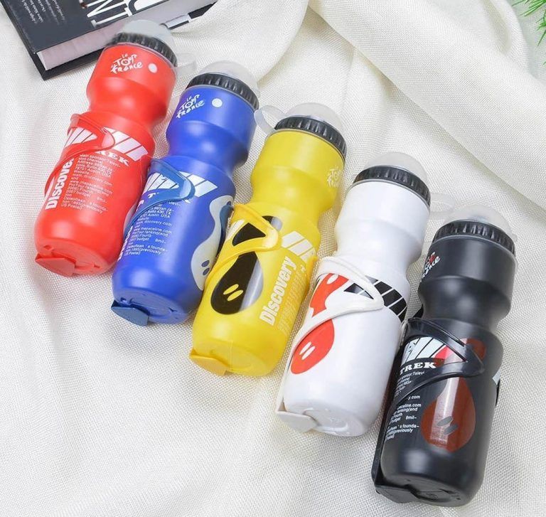 Botella Ciclismo 750Ml Con Soporte Para Cuadro - Imagen 8