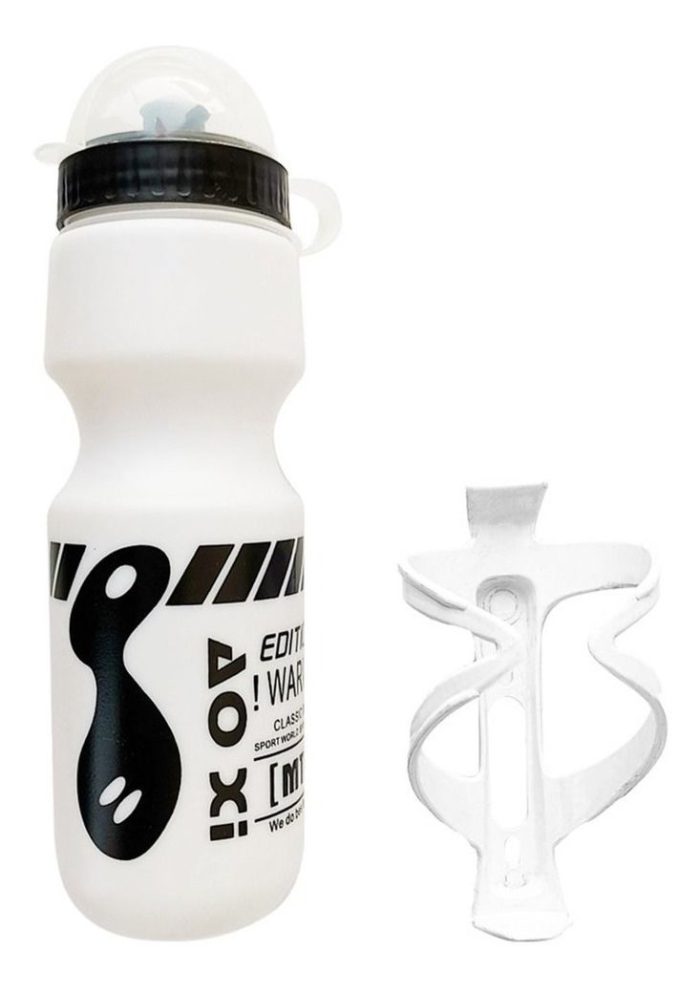 Botella Ciclismo 750Ml Con Soporte Para Cuadro - Imagen 5