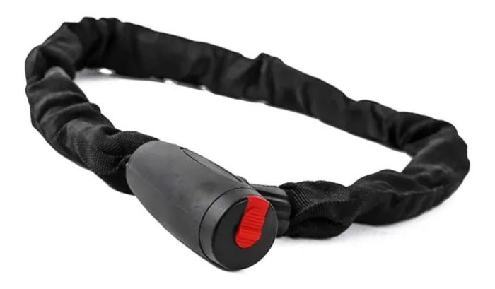 Candado Tranca Moto O Bicicleta 1mto Con Lona - Imagen 3