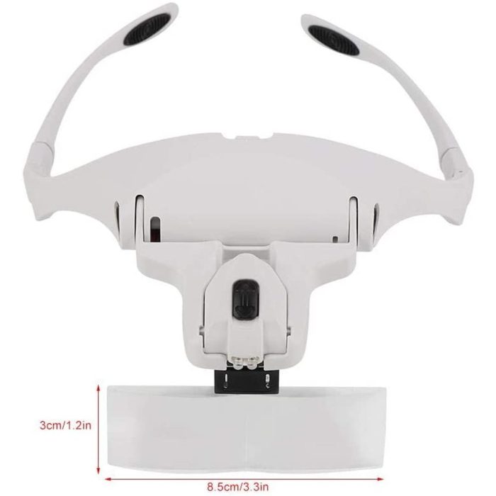 Lampara Visera C/ Led + 5 Lupas Aumento Pro - Imagen 2