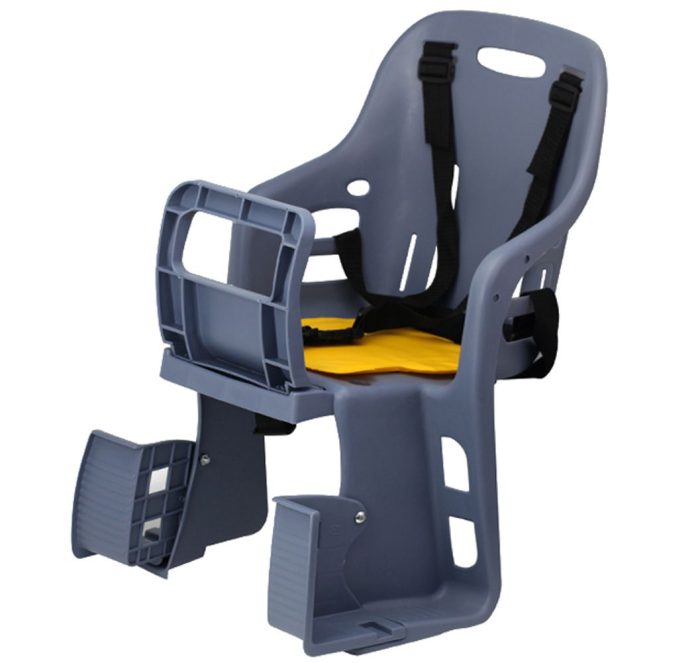 Silla De Bicicleta Para Niños Trasera Con Cinturón - Imagen 3