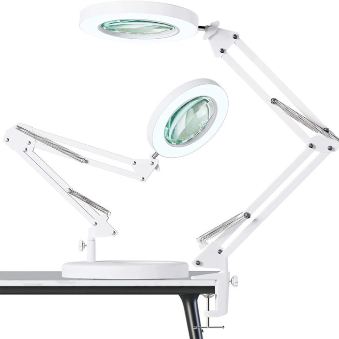"lampara mesa pinza o base para estética"