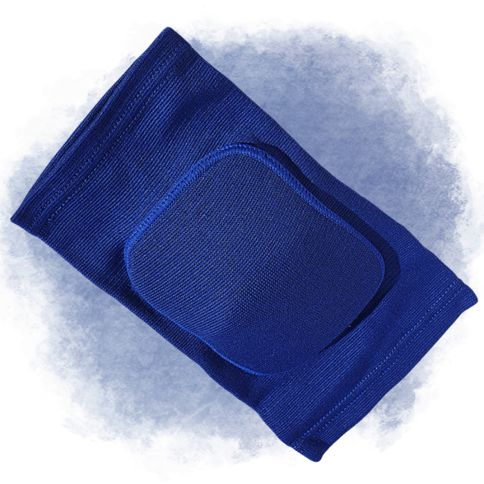 "Rodillera Deportes Acolchada Azul"