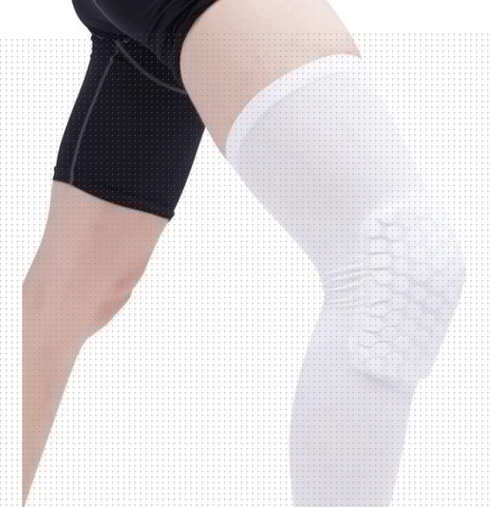 Rodillera Deportiva Con Protector Gel Tipo Panal Corta - Imagen 7