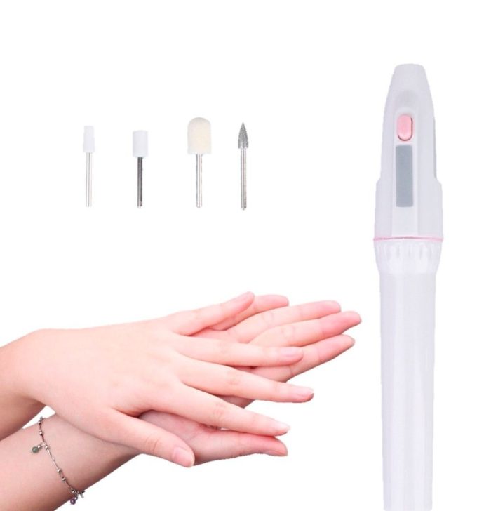 "set torno y puntas para uñas"