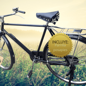 "Bicicleta retro negra en Crazy Shop"