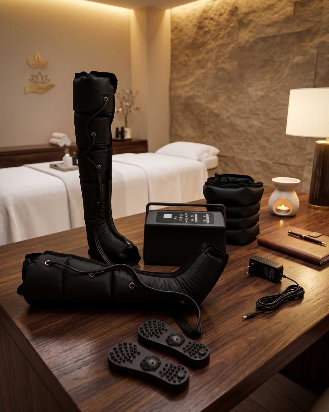 Kit Presoterapia Profesional Botas + Abdomen + 2 Brazos