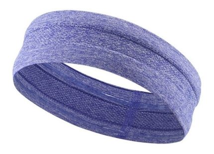 "Vincha deportiva Yoga violeta"