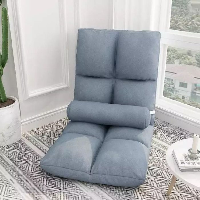 "silla meditacion para piso azul"