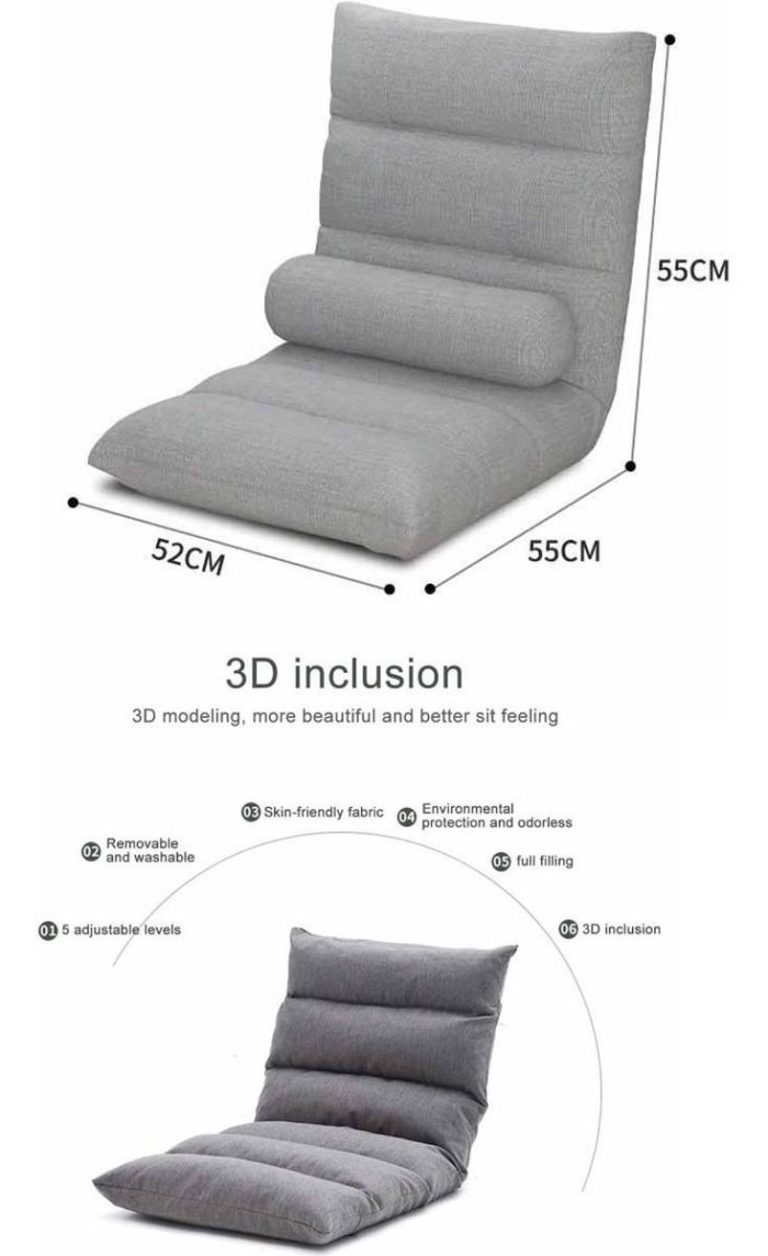 Asiento Silla Para Piso Acolchado Espuma - Imagen 13