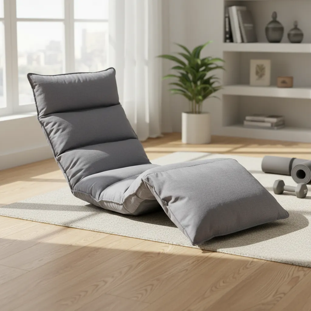 Asiento Silla Sofa Piso Acolchado Reclinable Ajustable