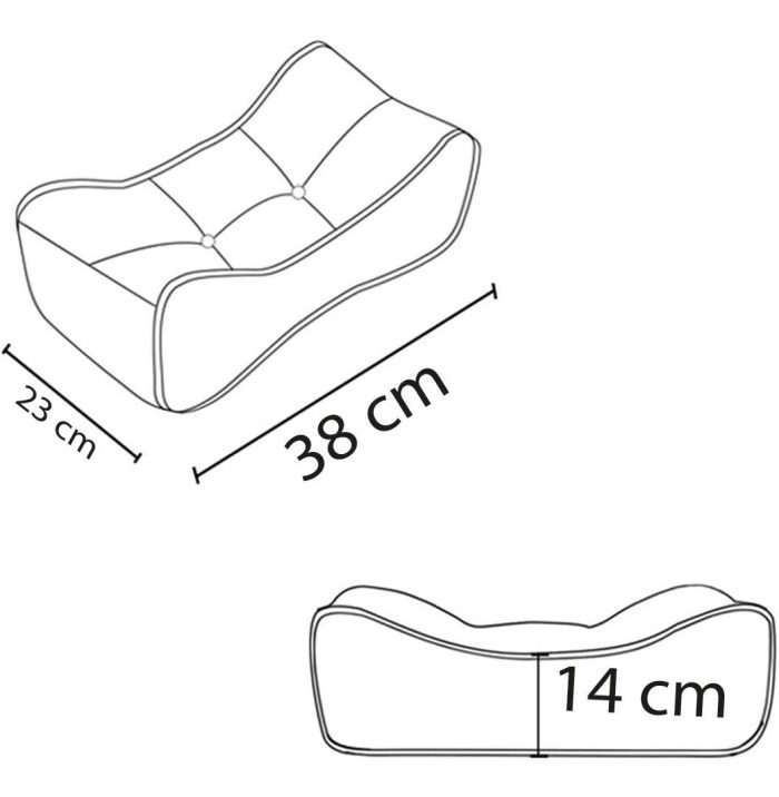 Almohadón De Apoyo Lumbar Corrector Espalda Y Postura - Imagen 4