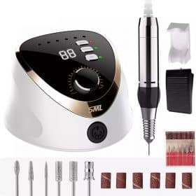 Torno Uñas Manos Pies 35000 Rpm Profesional Con Pedalera