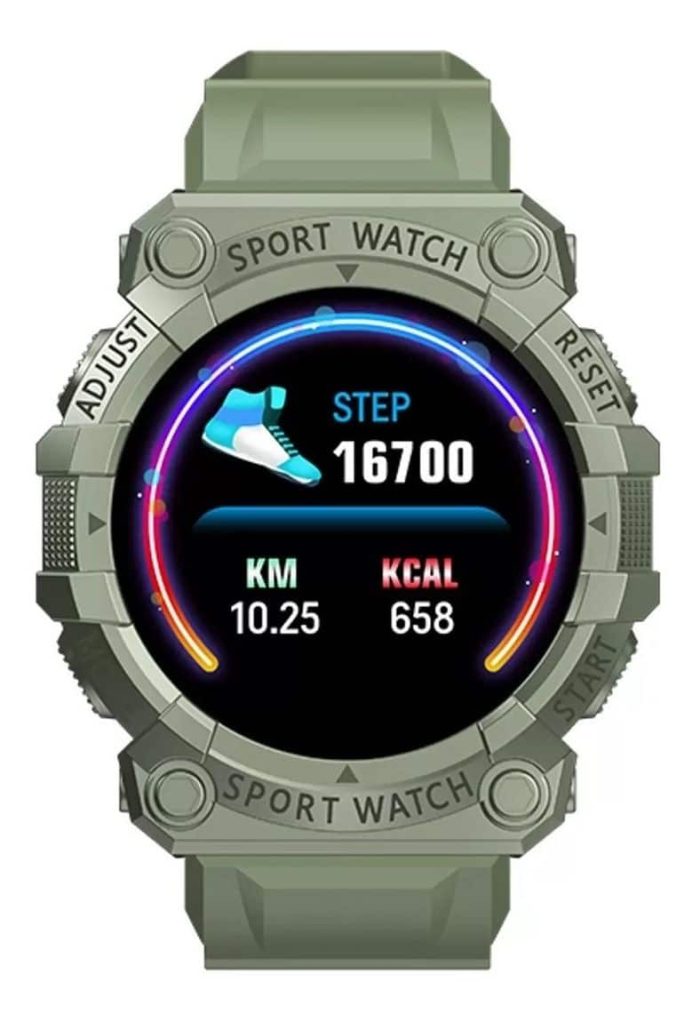 "reloj smart FD68S inteligente verde"